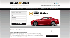 Desktop Screenshot of houseoflexus.com